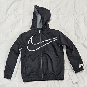 Nike Kids Fleece Lined Black Jacket ,NWT